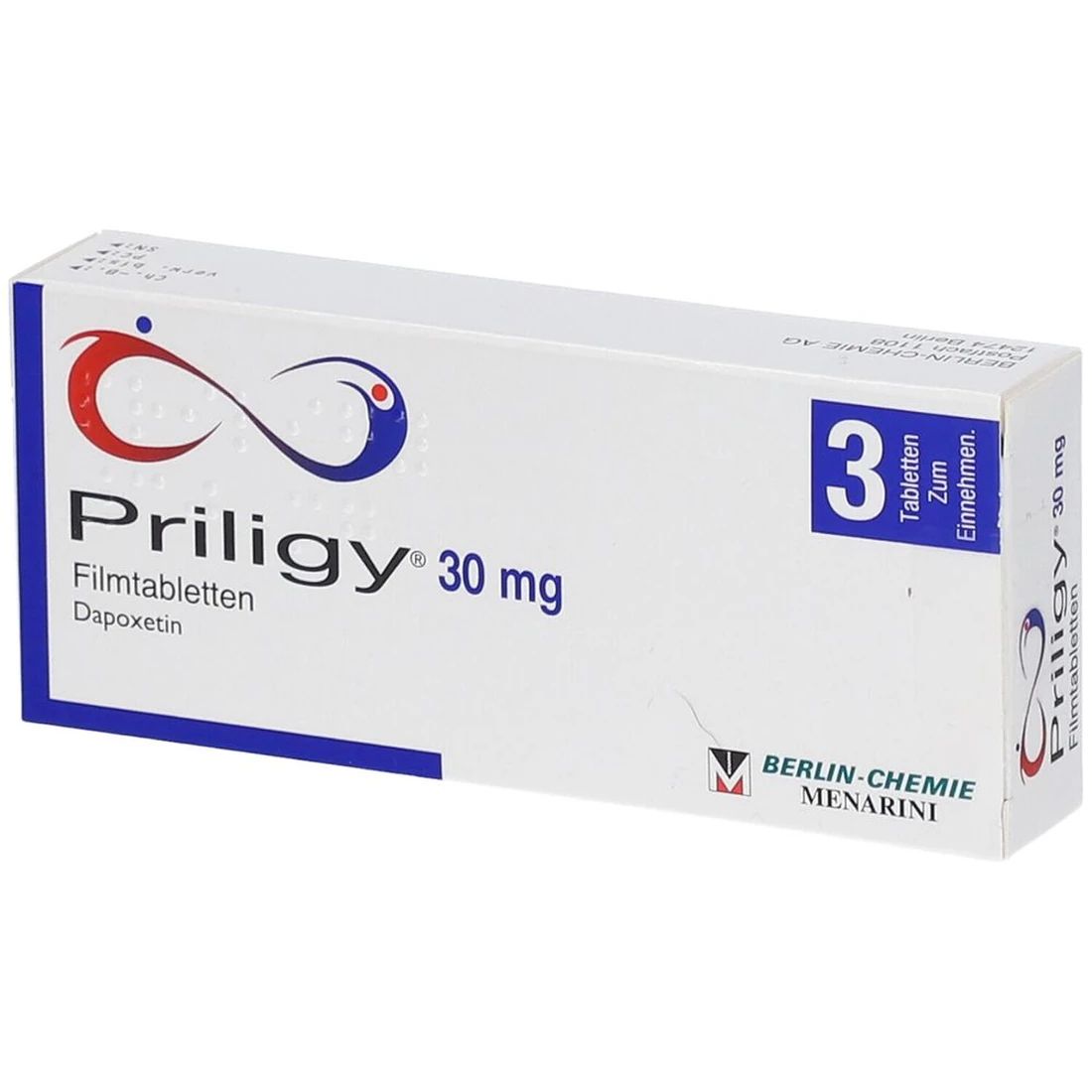 Priligy 30mg box of 3 tablets